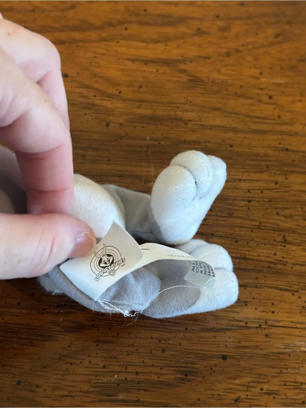 Vintage 1997 Play-By-Play Bugs Bunny Beanbag Plush